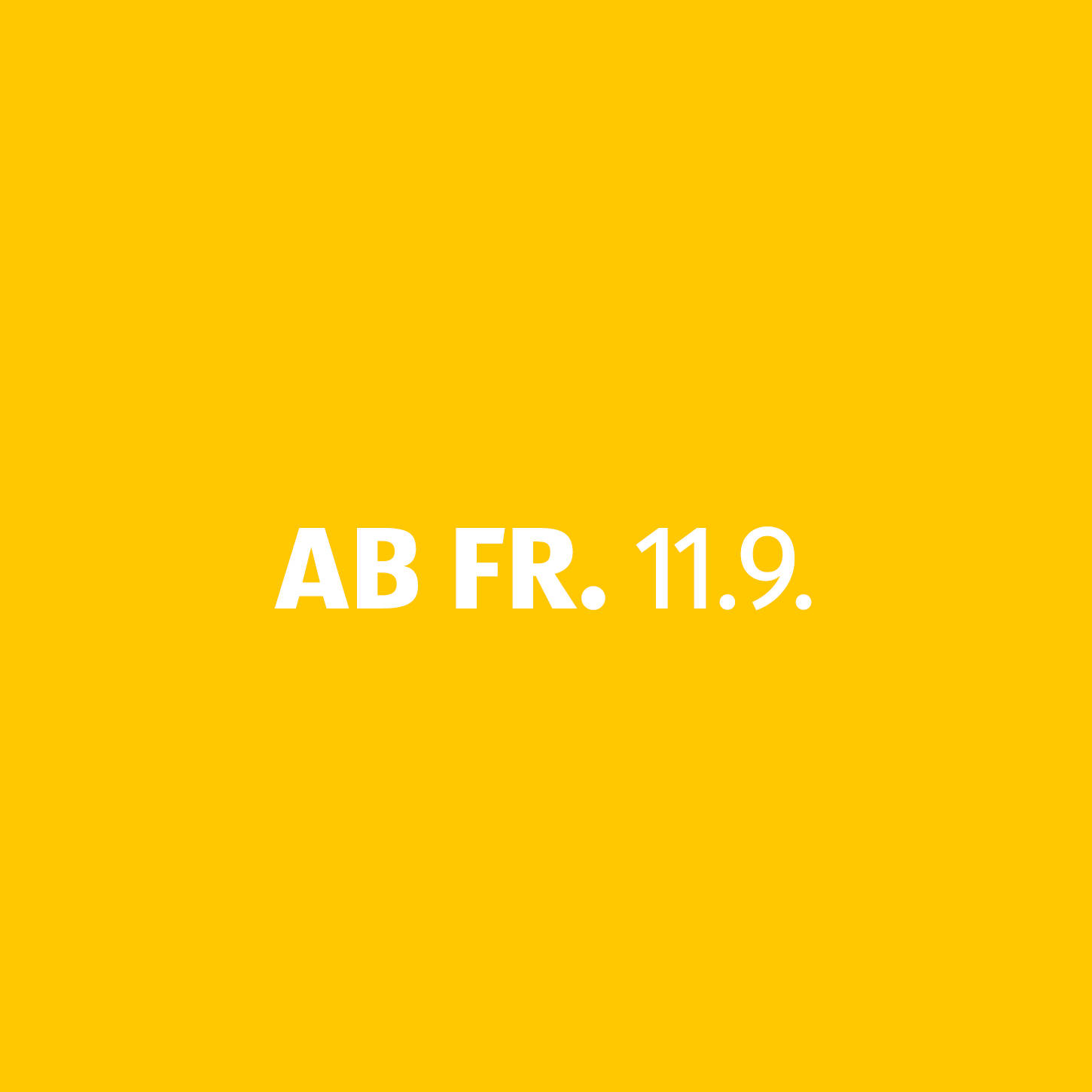 Werbetermin Freitag