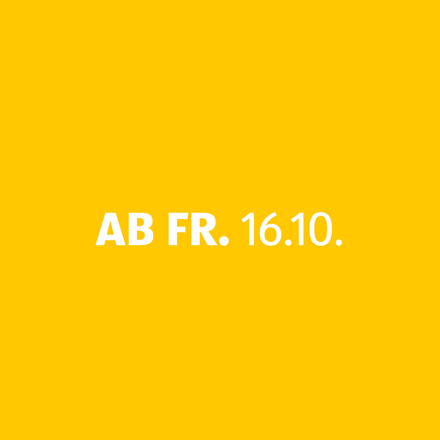 Werbetermin Freitag