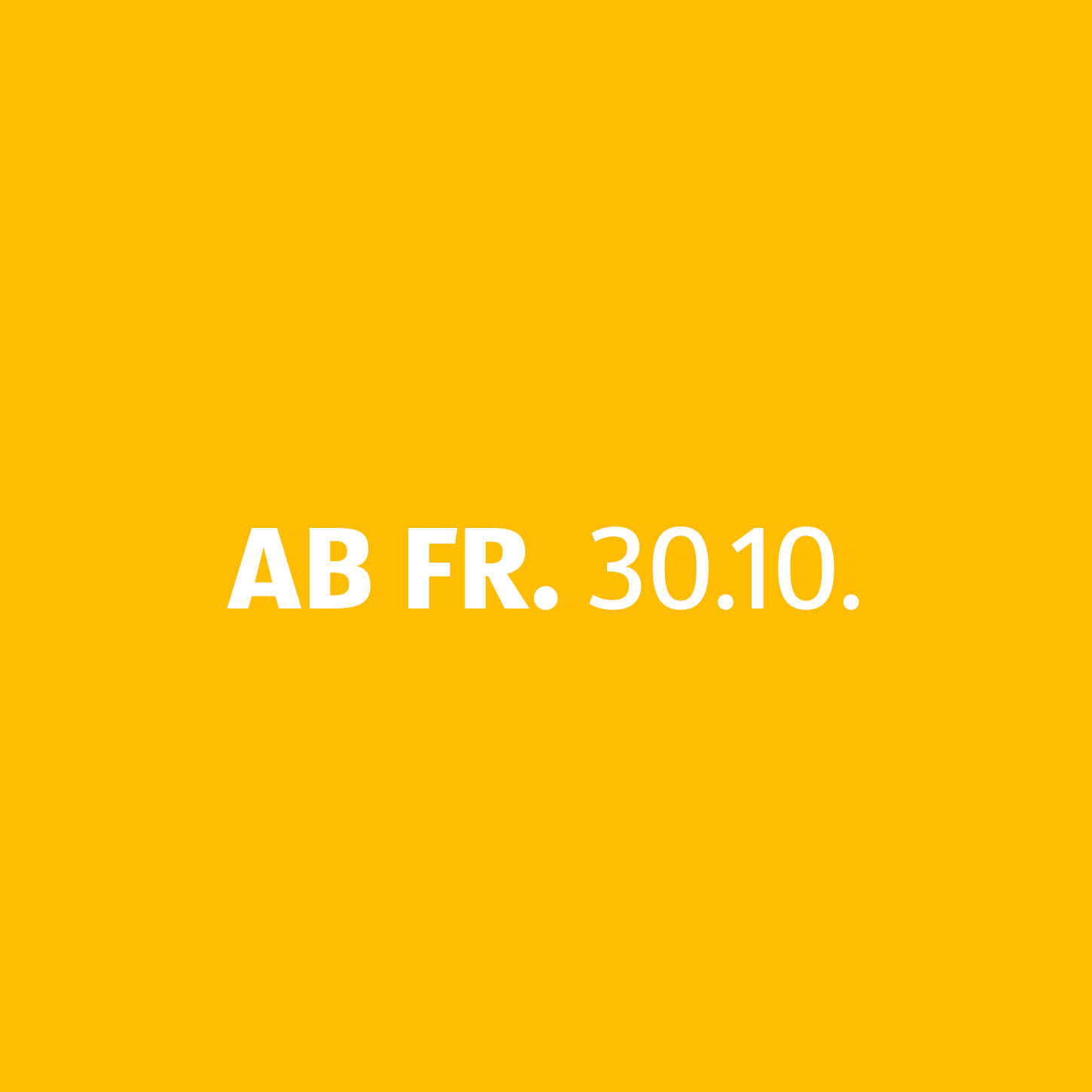 Werbetermin Freitag