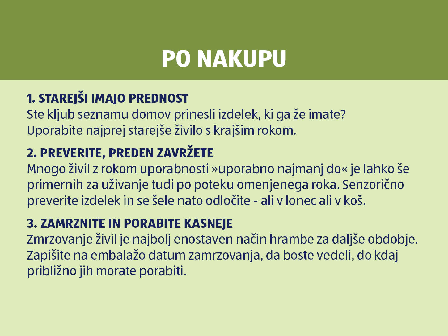 Po nakupu