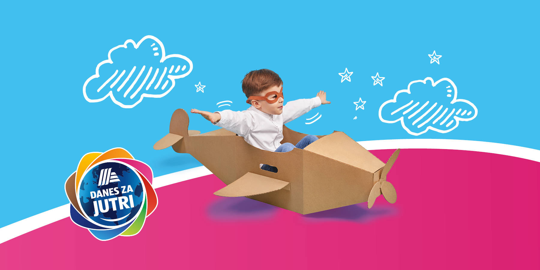 Fantek v papirnatem letalu