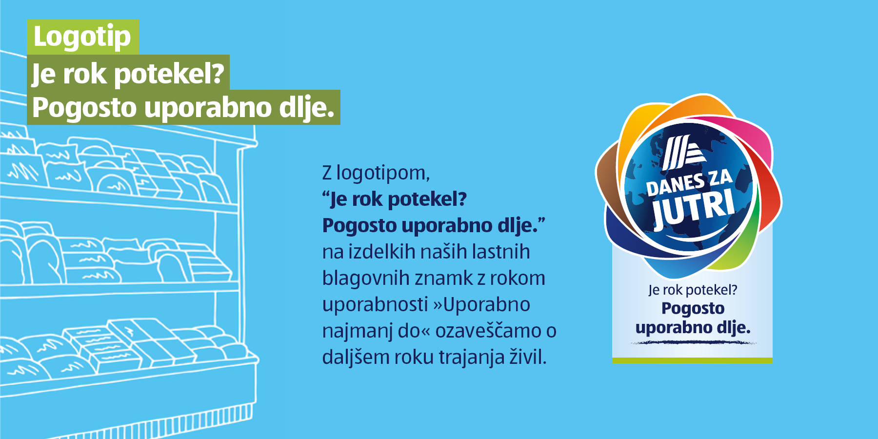 Grafika o pretečenem roku uporabnosti hrane