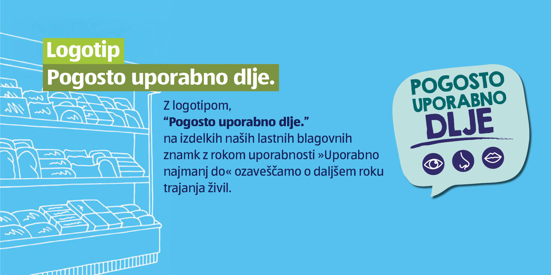 Grafika o pretečenem roku uporabnosti hrane