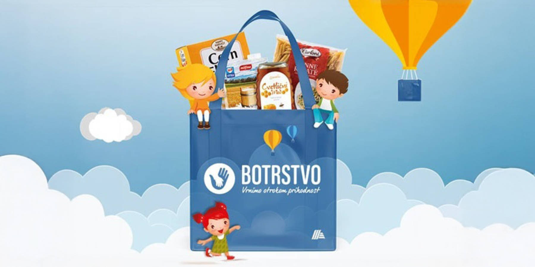 Vrečka dobrote projekta Botrstvo