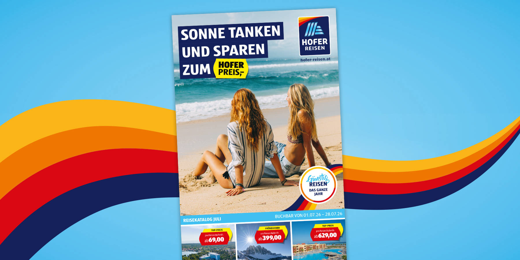 HOFER REISEN Katalog Layout