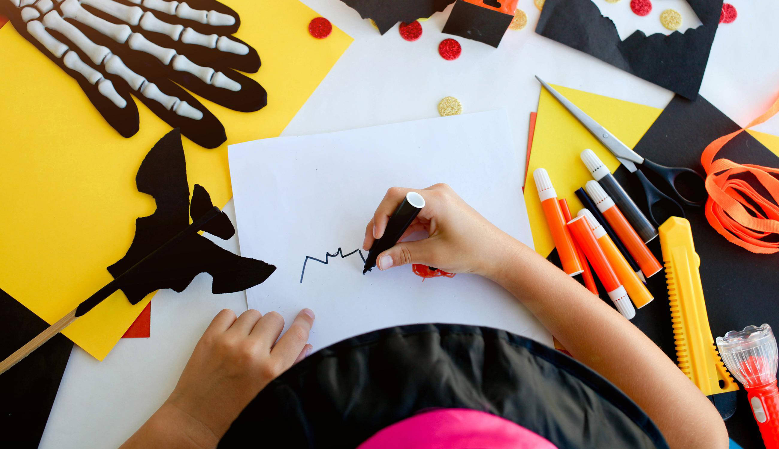 Disegni di Halloween da colorare con zucche, fantasmi e pipistrelli