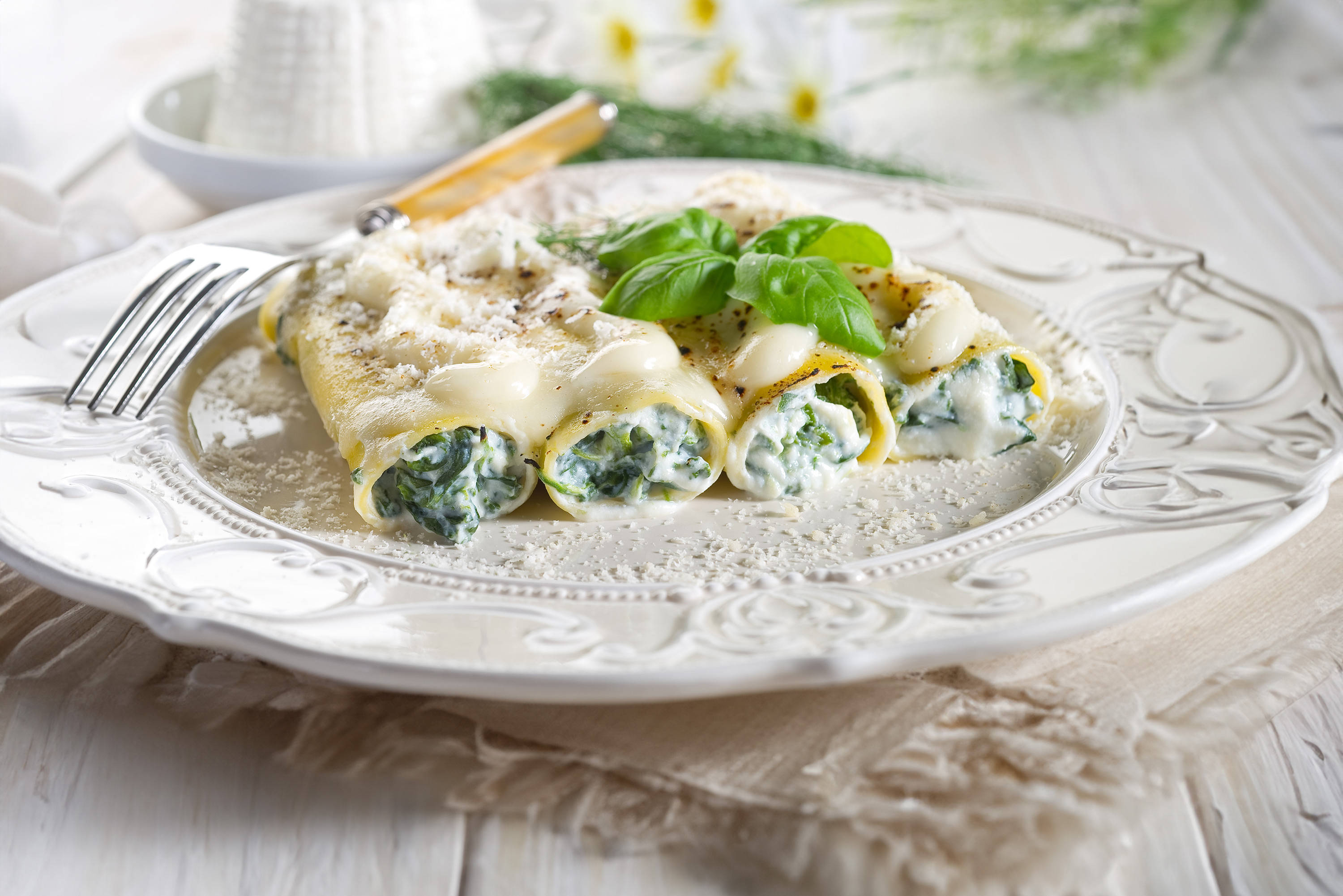 Cannelloni ricotta e spinaci