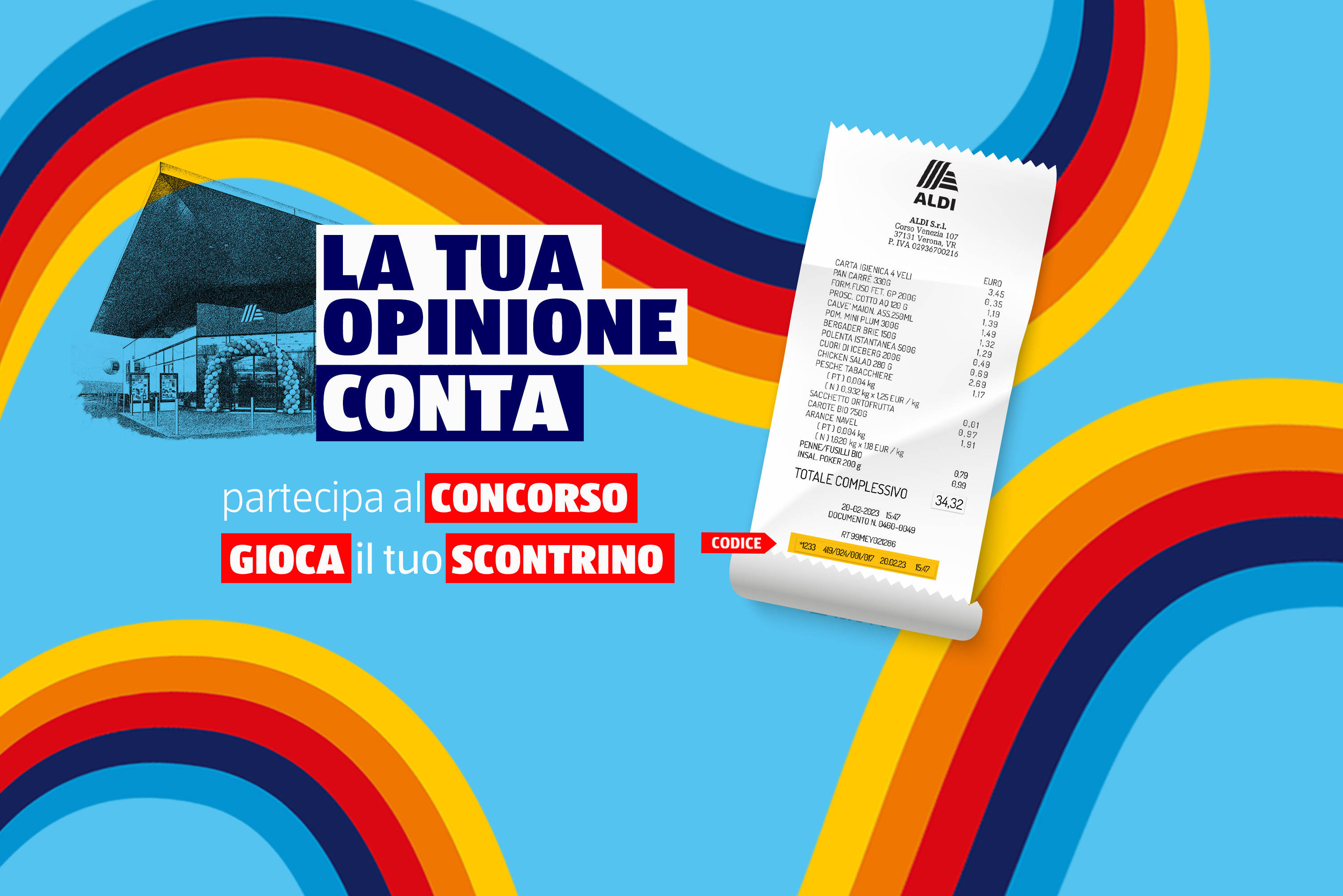 Partecipa al concorso "La tua Opinione conta!"