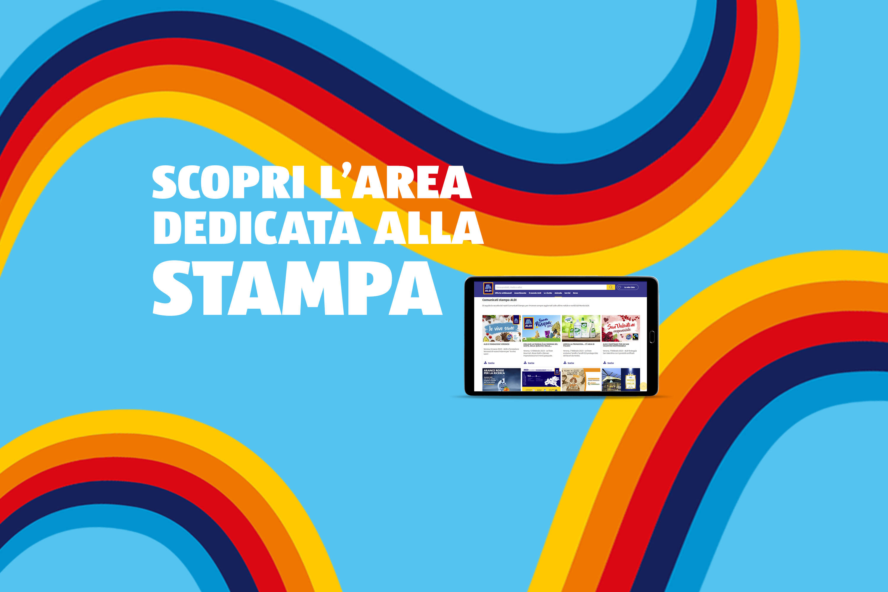 Banner Ufficio stampa ALDI