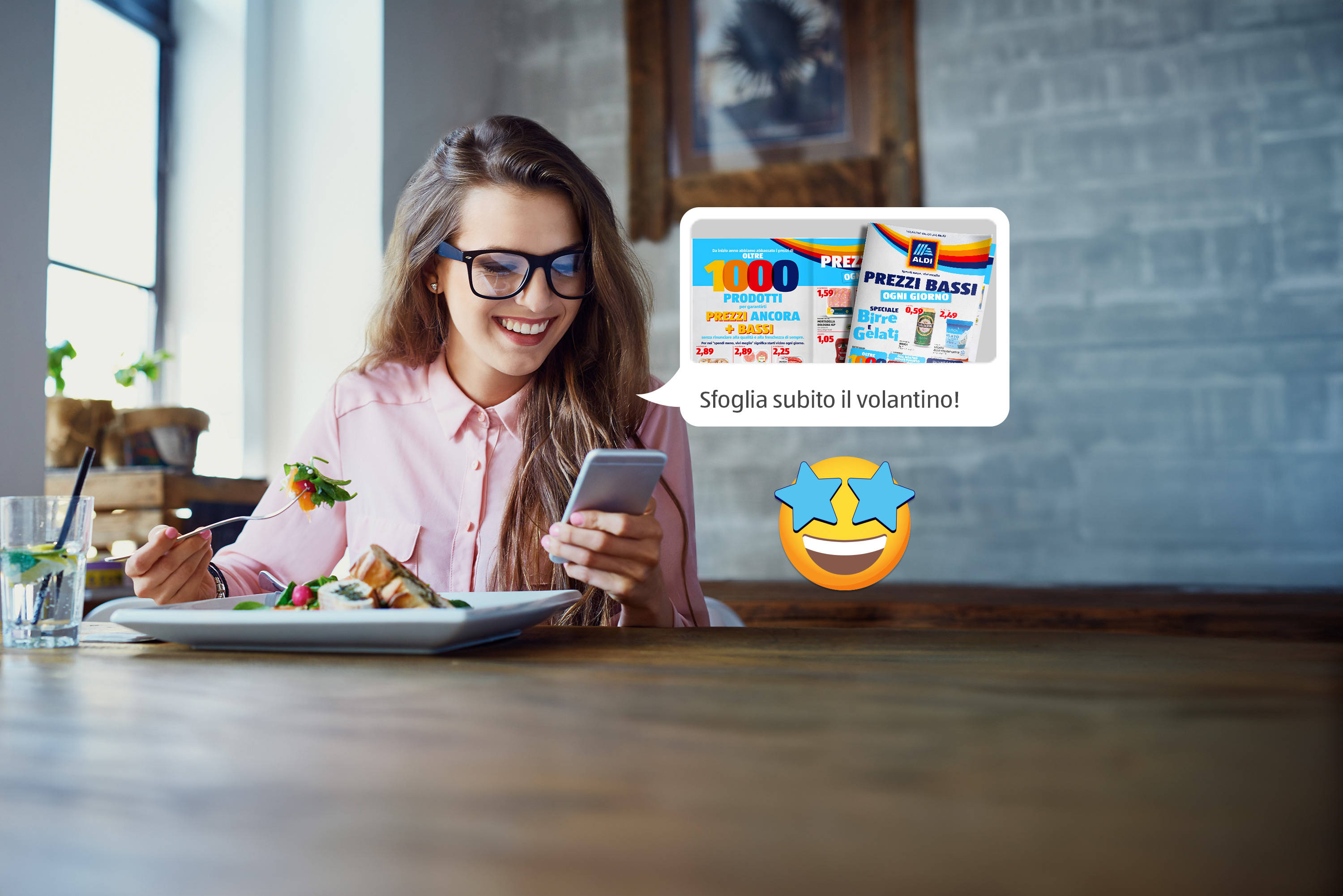 Volantino ALDI su WhatsApp