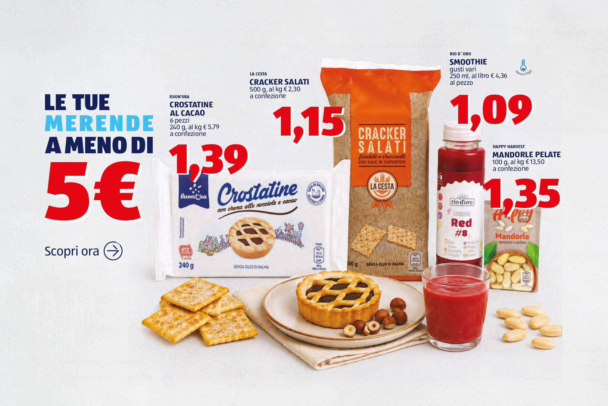 Le tue merende a meno di 5€