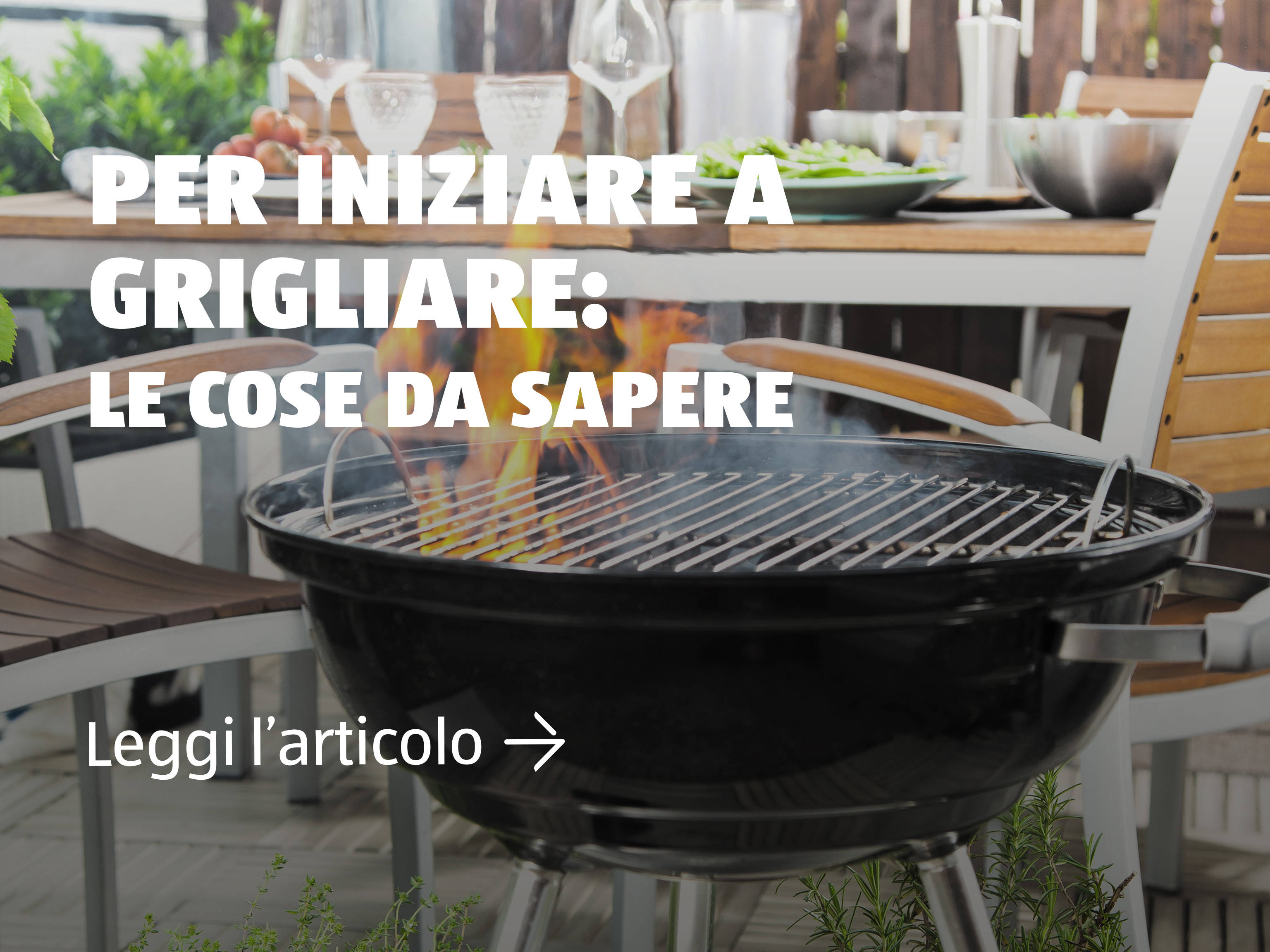 Per iniziare a grigliare