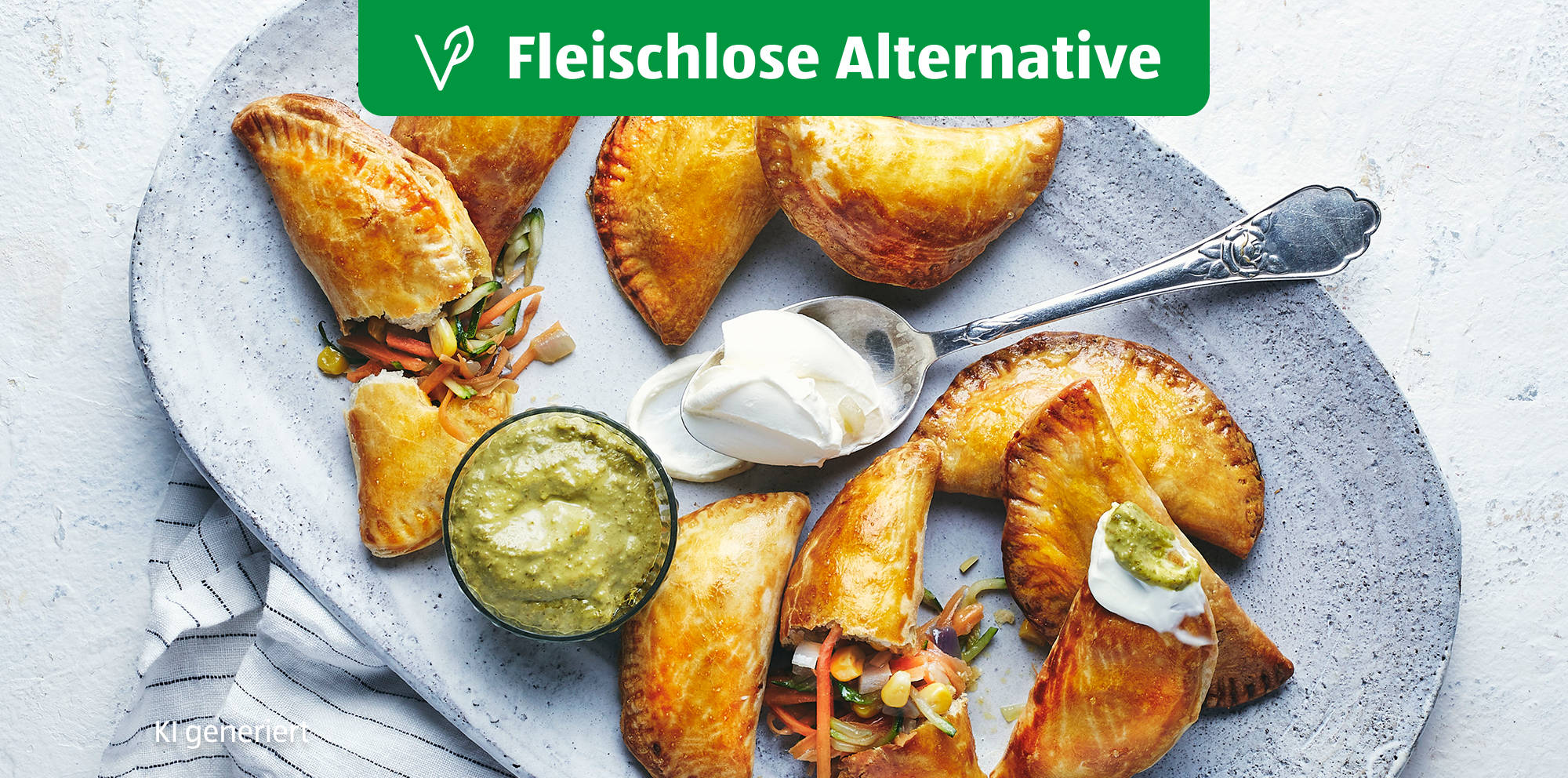 Vegetarische Empanadas.