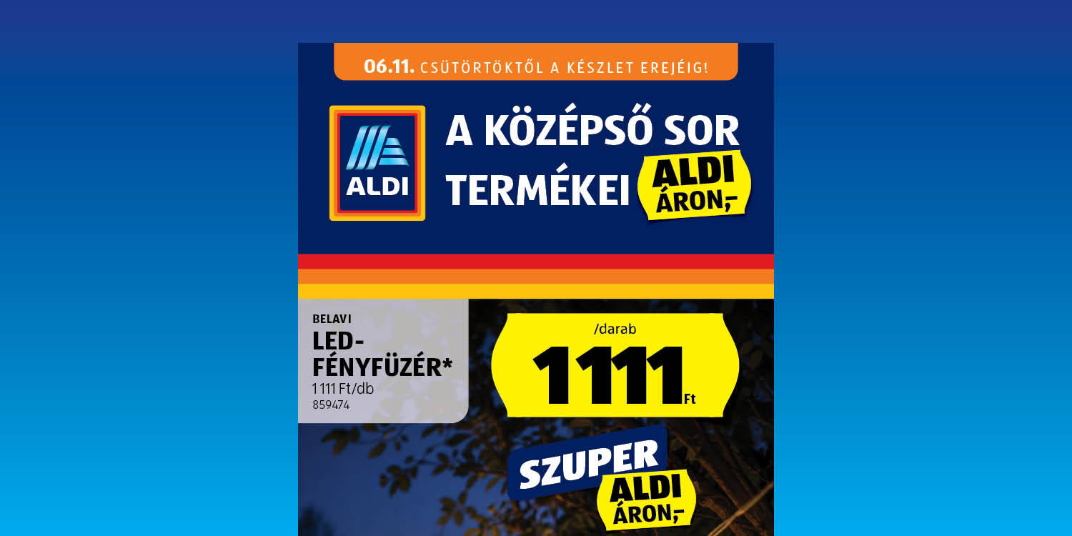 ALDI - Online akciós újság non-food katalógus