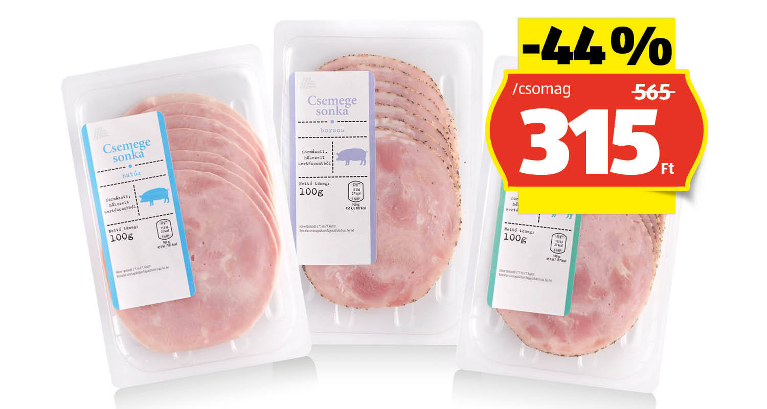 Csemegesonka, 100 g/csomag
