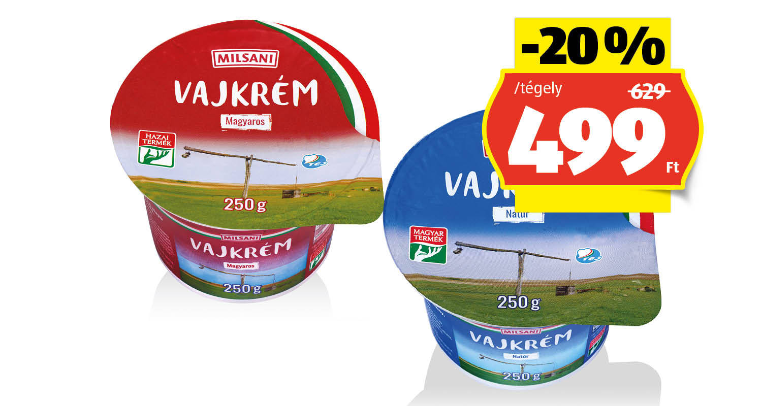 MILSANI Vajkrém, 250 g/tégely