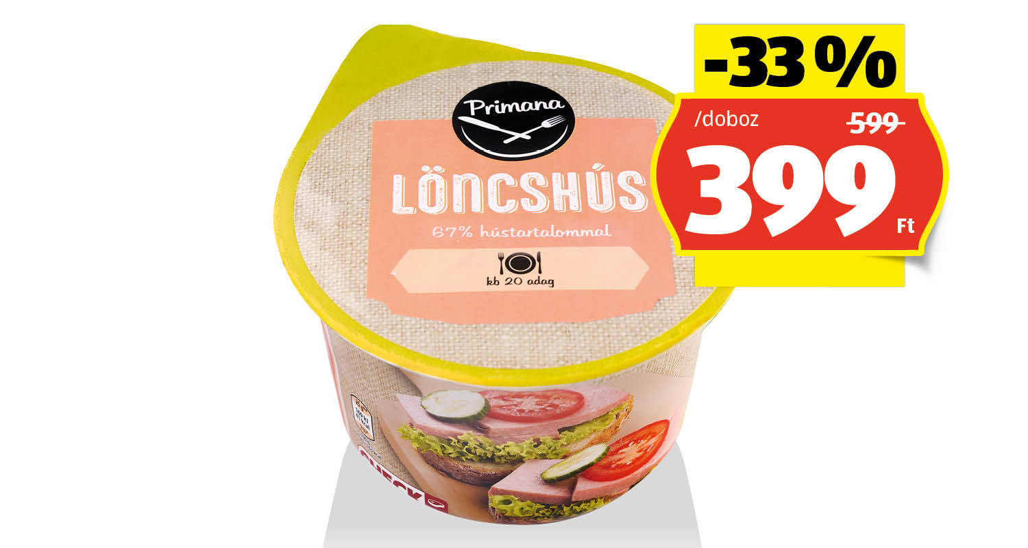 PRIMANA Löncshús, 500 g/doboz