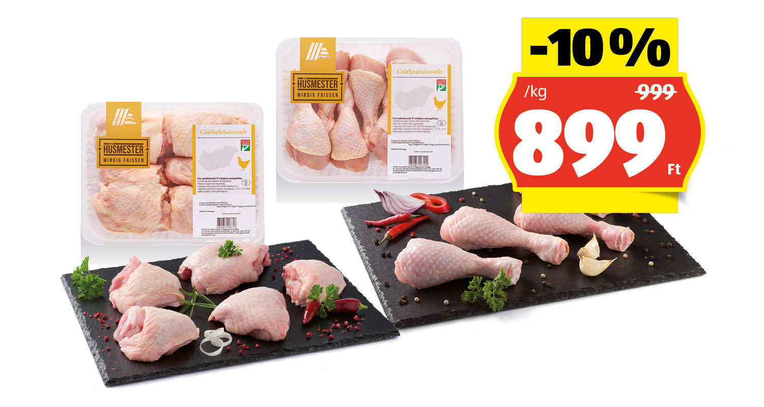 HÚSMESTER Friss csirkecomb, /kg