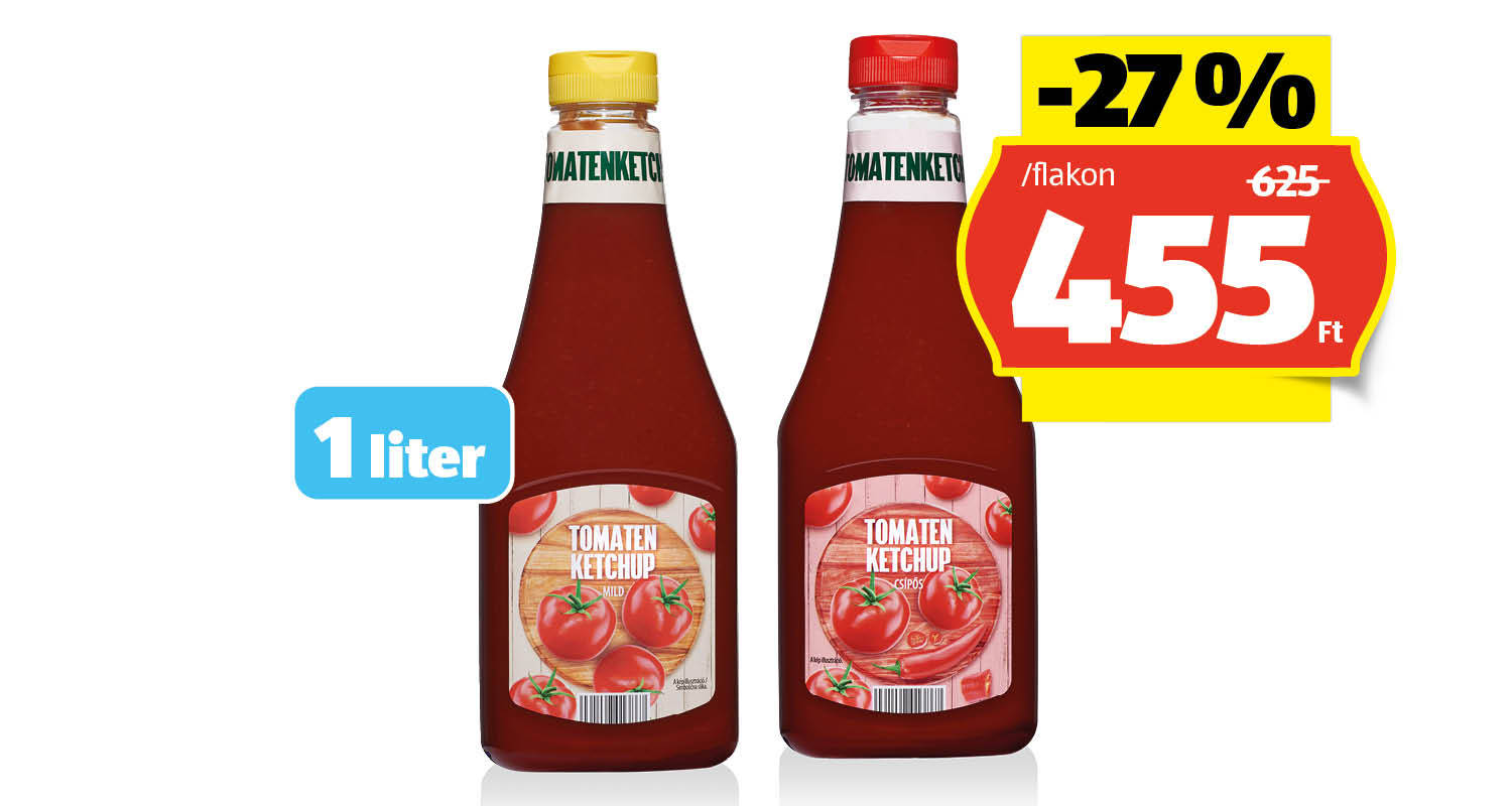 LE GUSTO Ketchup, 1 kg/flakon