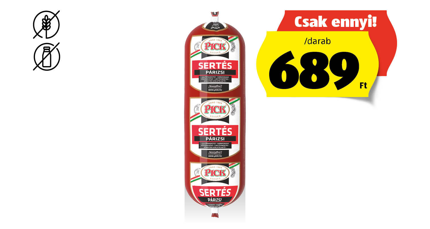 PICK Sertés-párizsi, 400 g/darab