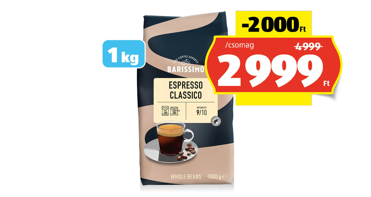 BARISSIMO Espresso classico, 1 kg/csomag