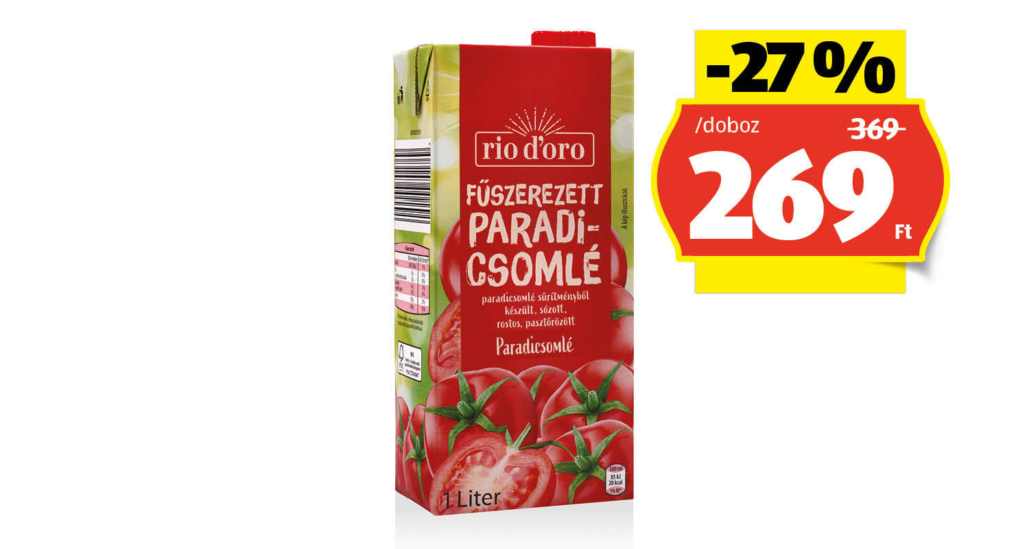 RIO D’ORO Paradicsomlé, 1 l/doboz