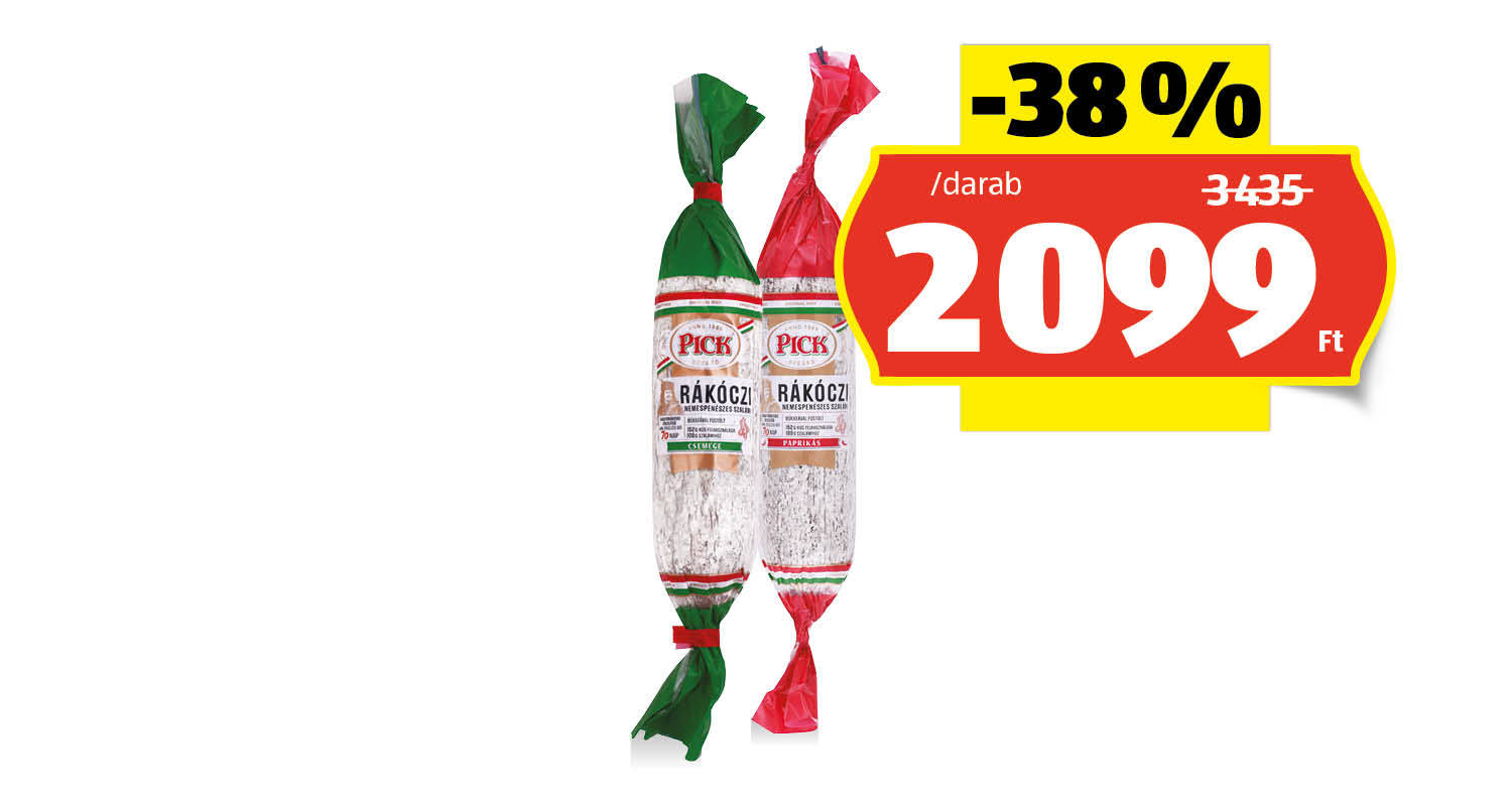 PICK Rákóczi szalámi, 400 g/darab