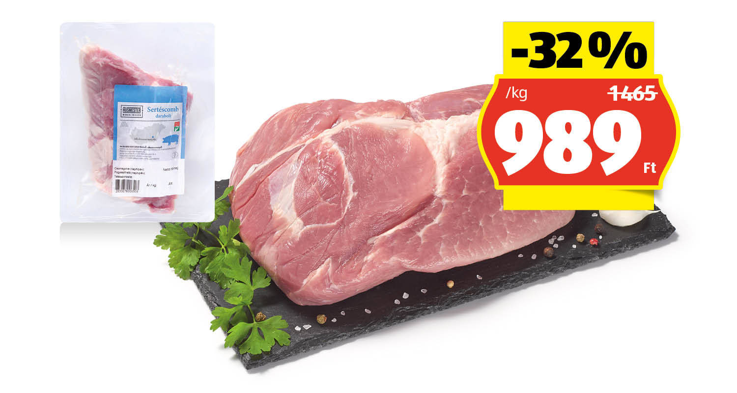 HÚSMESTER Friss sertéscomb, /kg