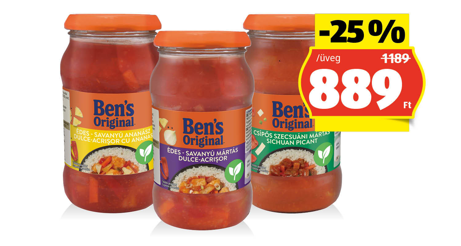 BEN’S ORIGINAL Mártás, 400 g/üveg