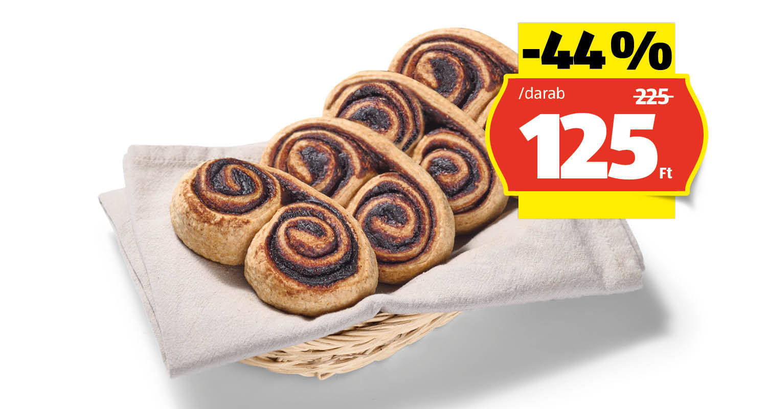 AZON MELEGÉBEN Teljes kiőrlésű kakaós dupla tekercs édesítőszerekkel, 100 g/darab