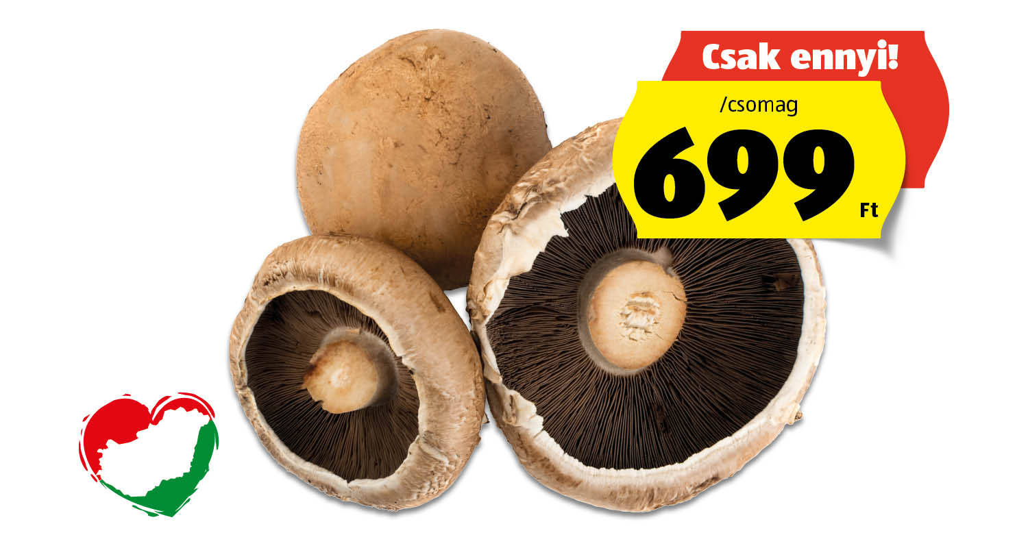 Grillgomba, 400 g/csomag 