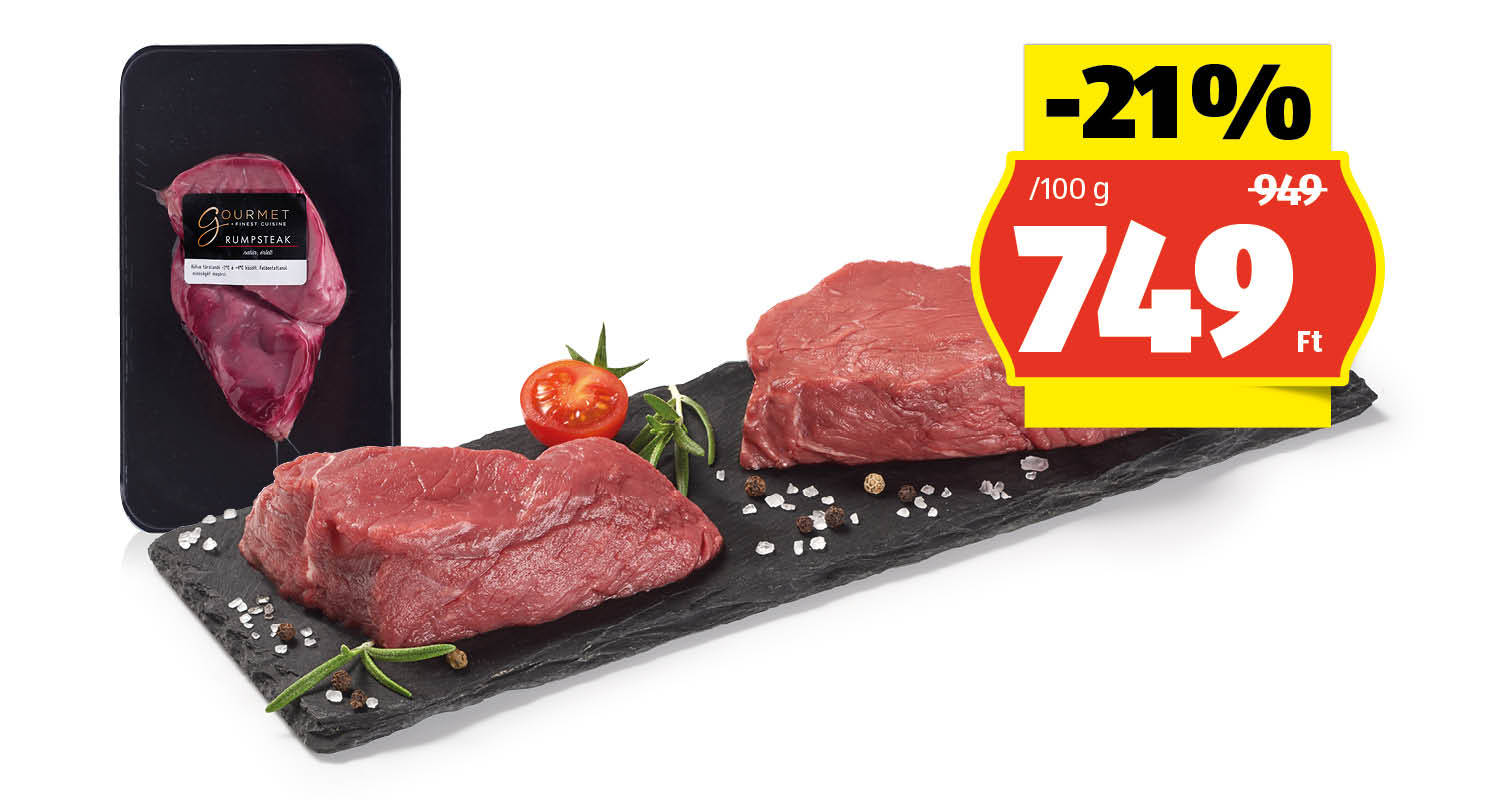 GOURMET Rump steak, /kg