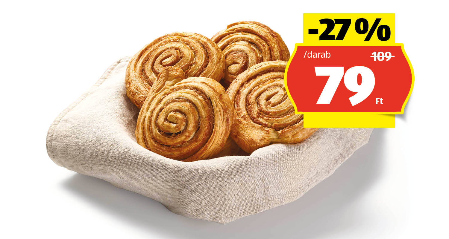 AZON MELEGÉBEN Fahéjas csiga, 100 g/darab