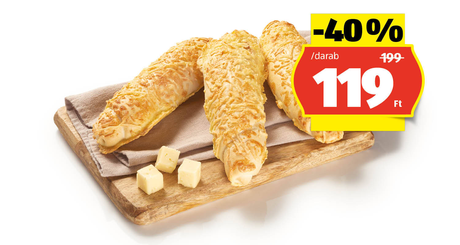 AZON MELEGÉBEN Sajtos stangli, 100 g/darab