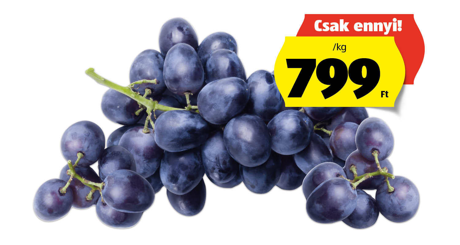Piros vagy kék szőlő, /kg
