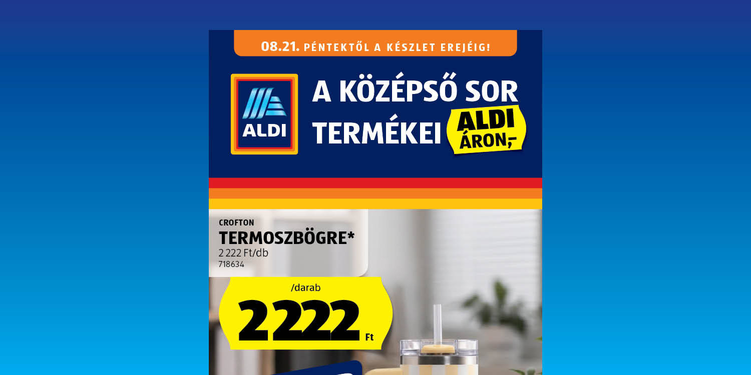 ALDI - Online akciós újság non-food katalógus