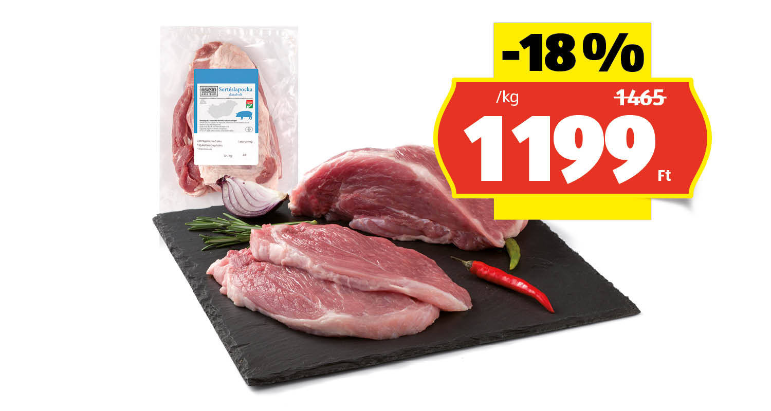 HÚSMESTER Friss sertéslapocka, /kg