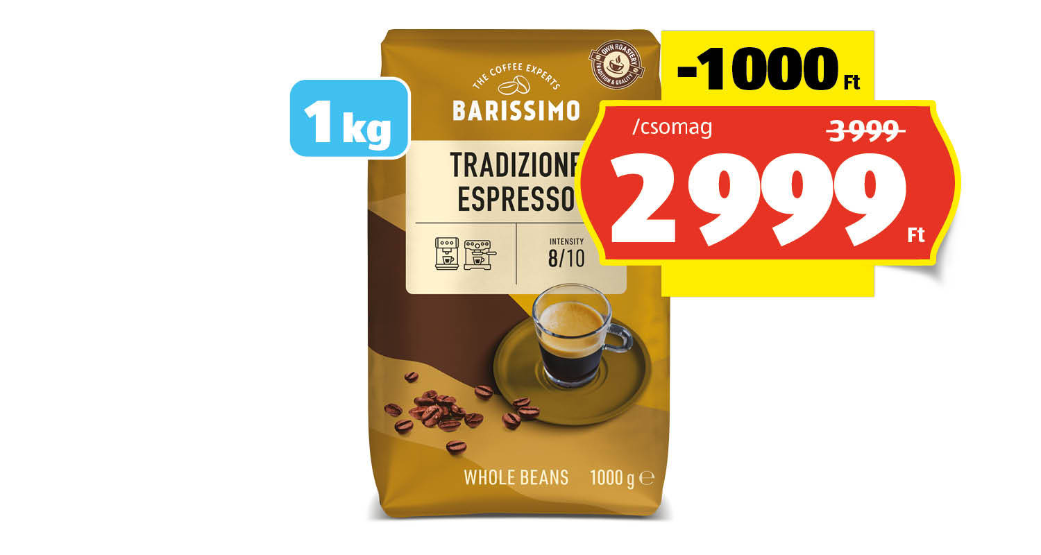 BARISSIMO Tradizione Espresso, 1 kg/csomag