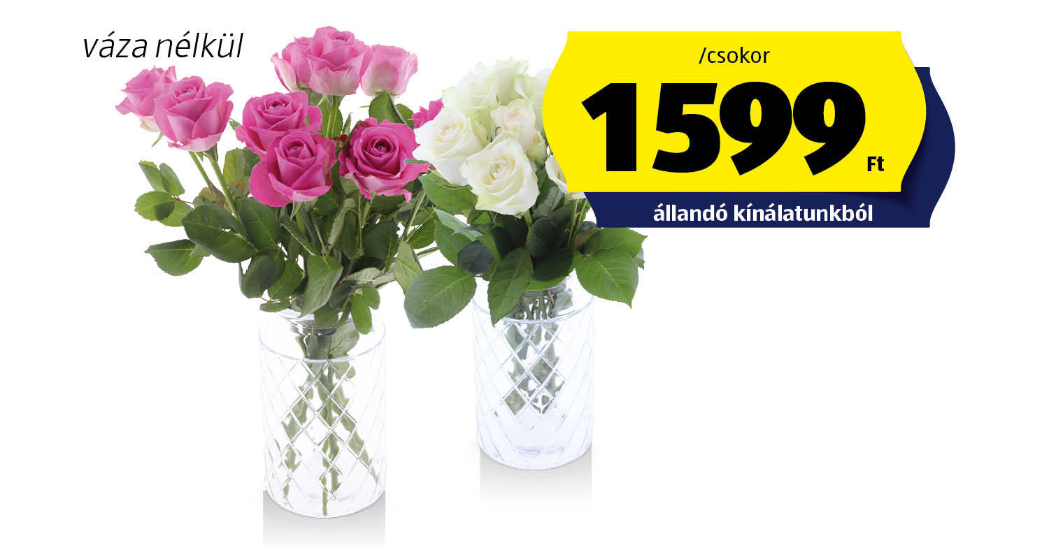 Rózsacsokor, 10 szál/csokor