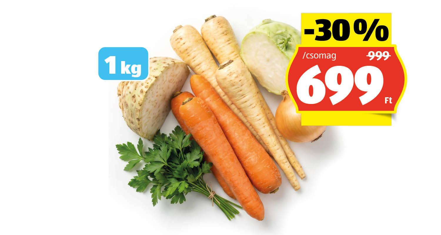 Leveszöldség, 1 kg/csomag