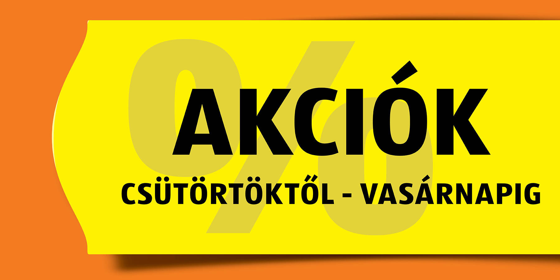 Akciók csütörtöktől vasárnapig