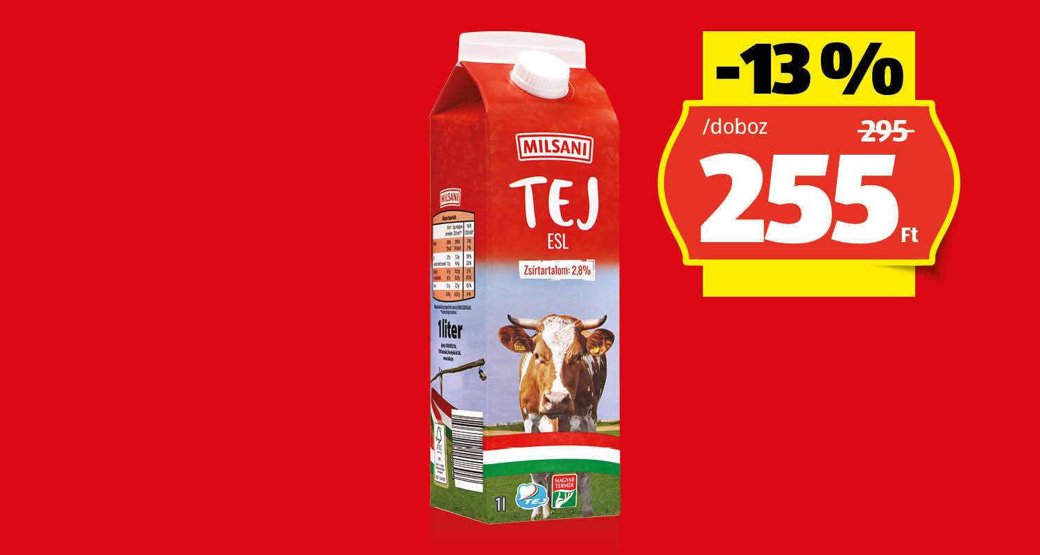 MILSANI ESL Tej, 1 l/doboz