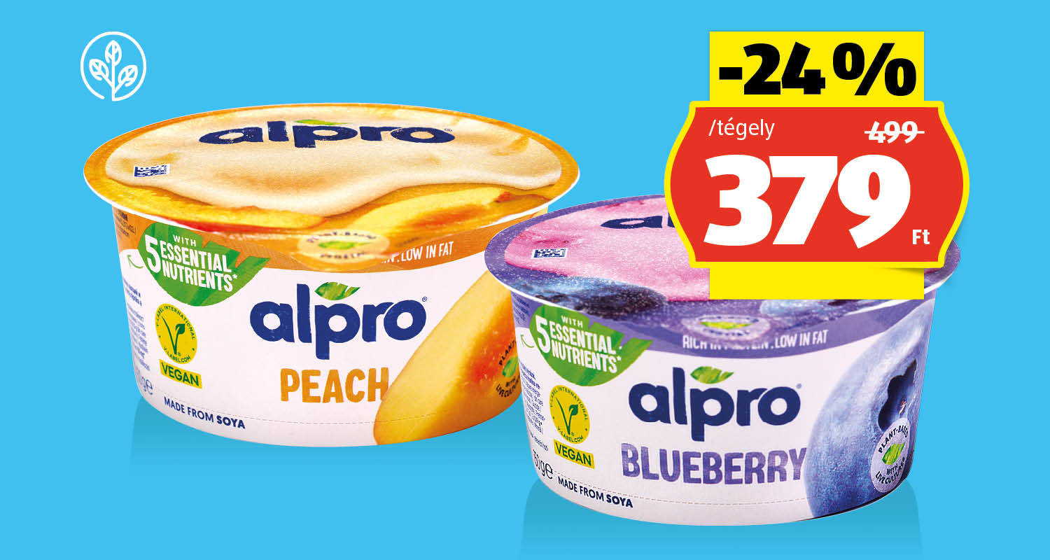 ALPRO Szójagurt, 150 g/tégely
