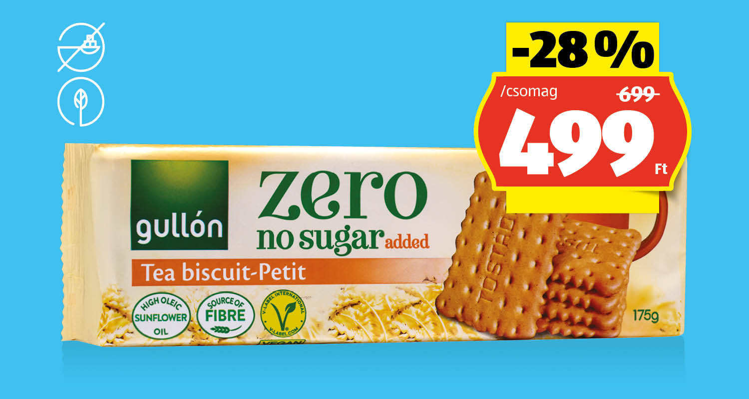 GULLON Teakeksz, 175 g/csomag