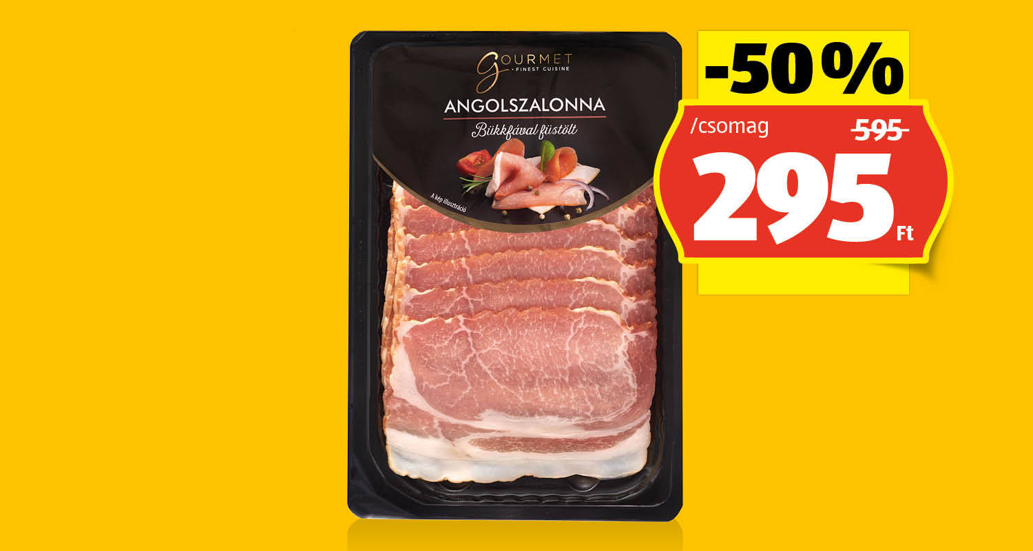 GOURMET Angolszalonna, 80 g/csomag