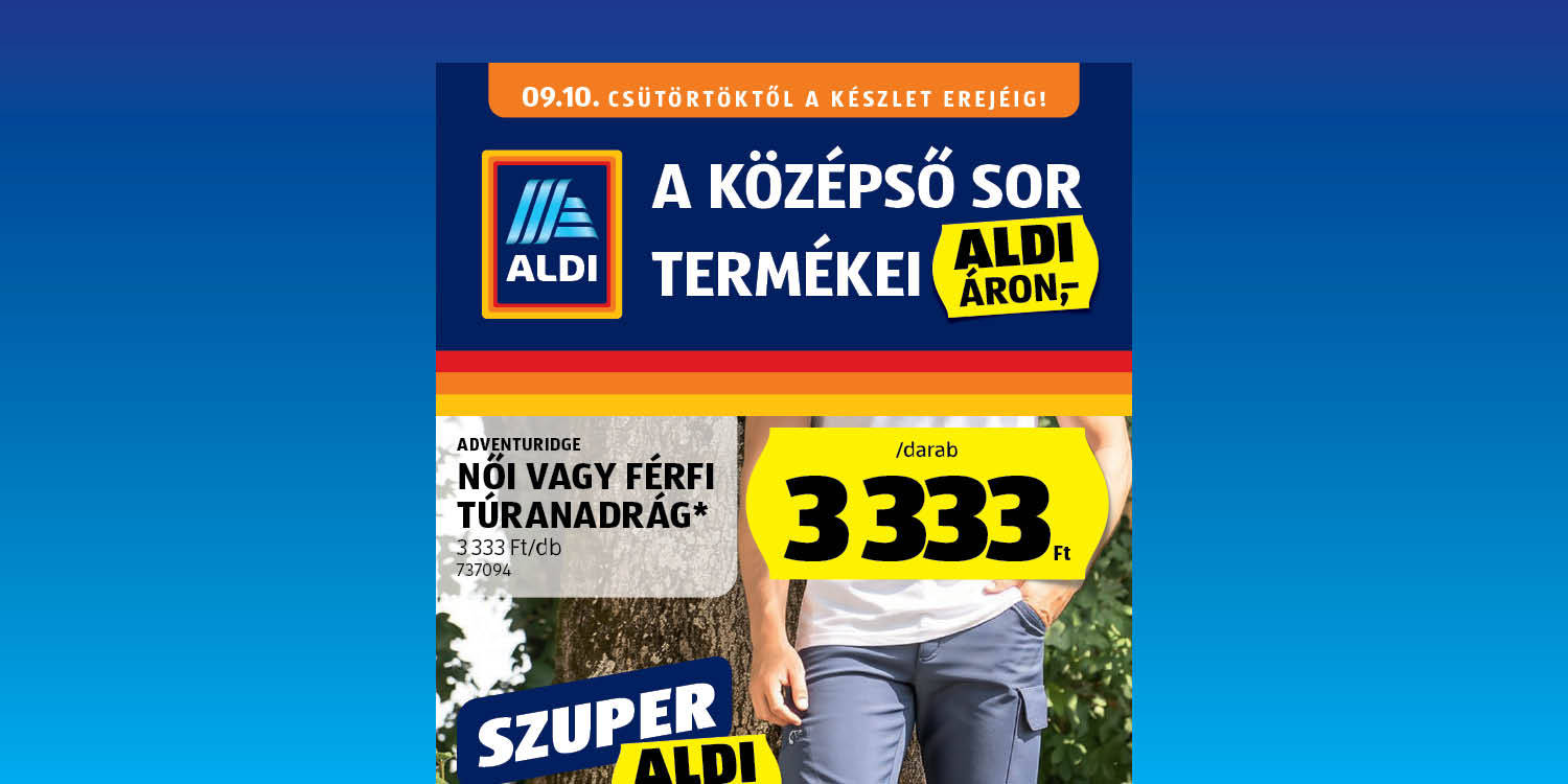 ALDI - Online akciós újság non-food katalógus