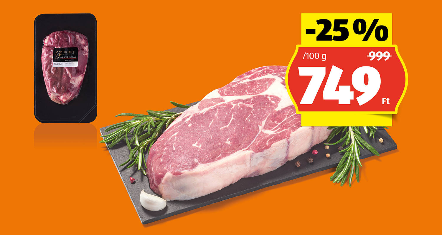 HÚSMESTER Friss rib eye steak, /kg