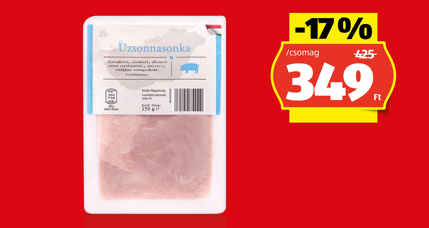 Uzsonnasonka, 150 g/csomag