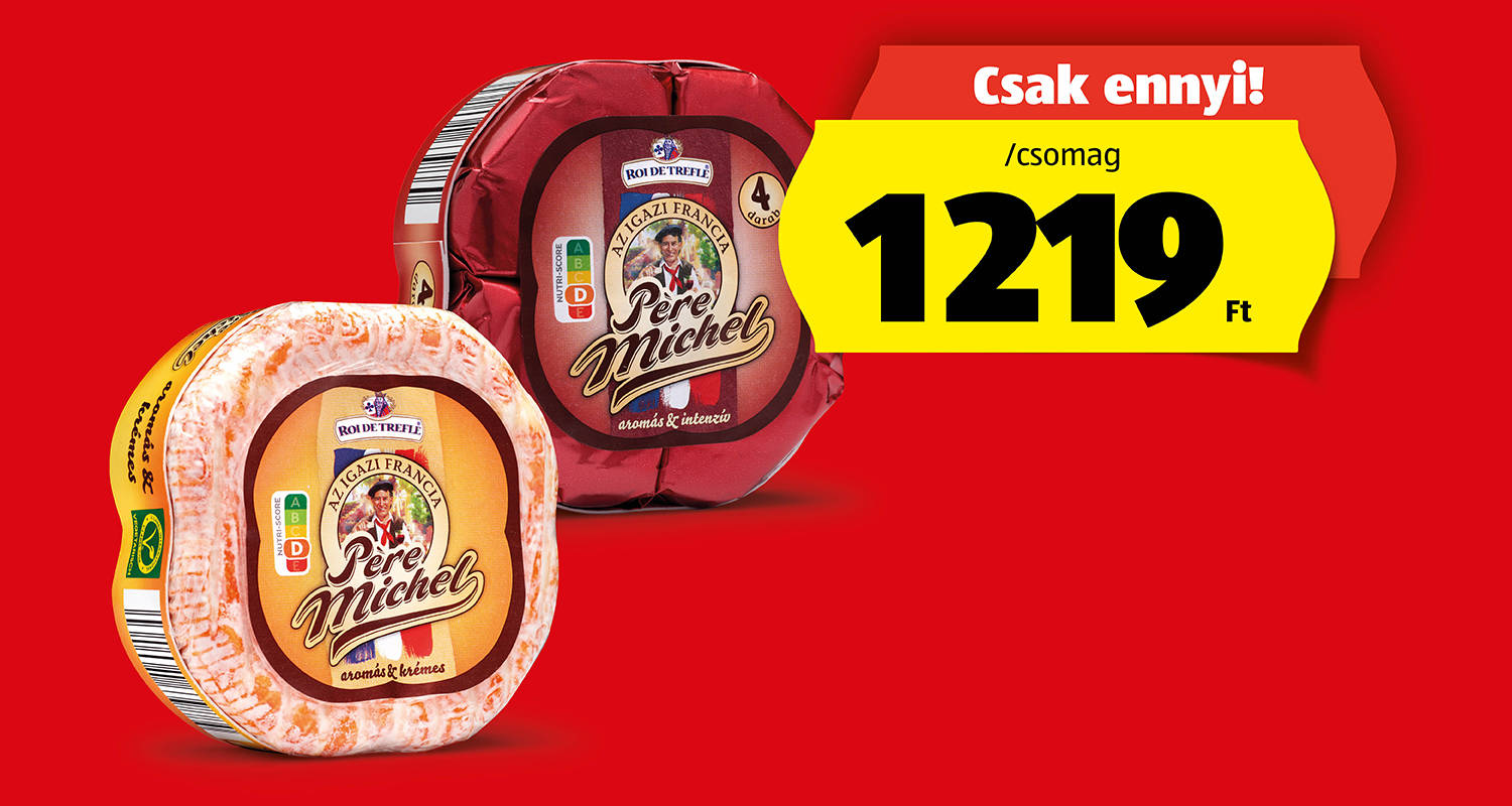 ROI DE TREFLE Pere Michel lágysajt, 200 g vagy 180 g/csomag 