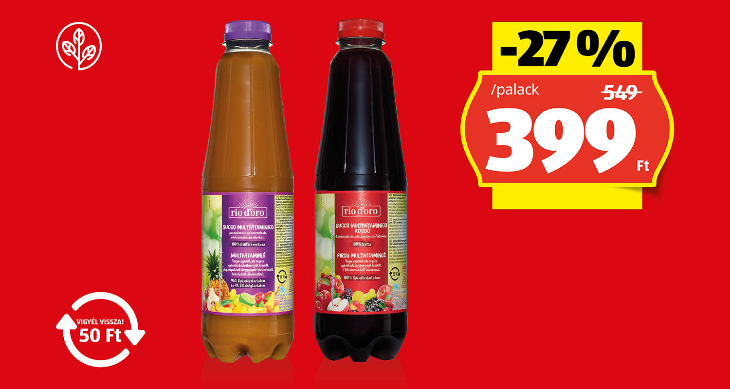RIO D’ORO Multivitamin, 1 l/palack